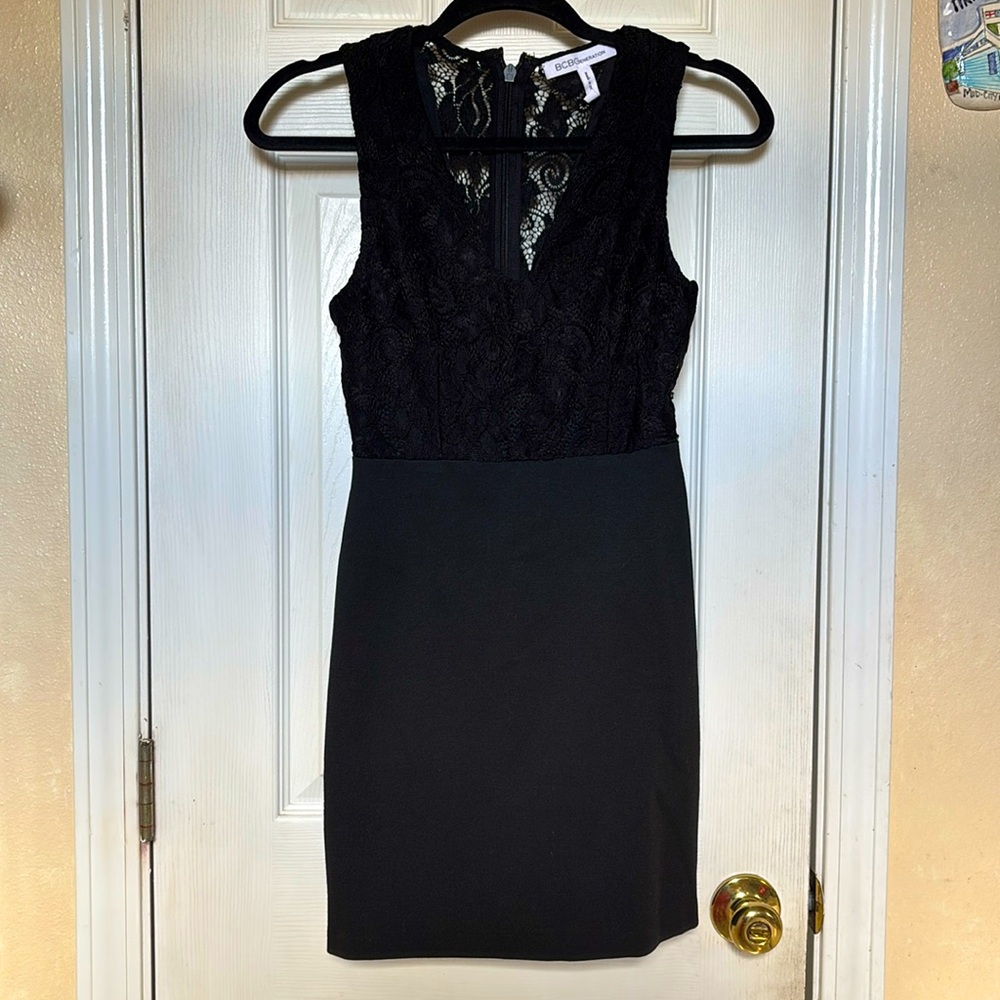 BCBGeneration black dress mini dresss